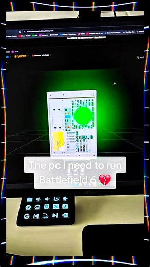 BUILD CORES PC on Instagram: "Big gpu in small pc case Build your next pc at buildcores.com! #buildcoresexposure #bf6 #pcbuild #gaming #fyp #viral"