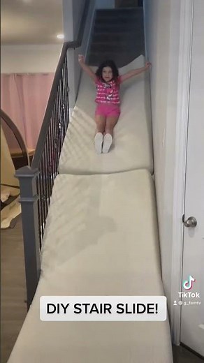 How to build a DIY Stair Slide in just 60 seconds!