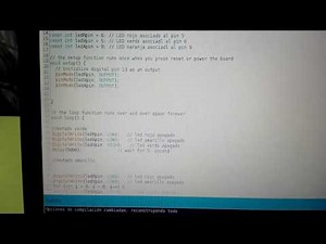 Arduino semaforo con parpadeo. Blink