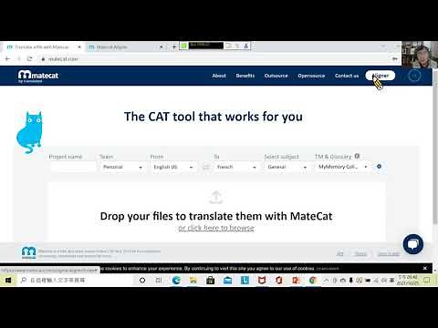 4.2. 如何利用MateCat 對齊雙語平行文本的句子並匯出翻譯記憶