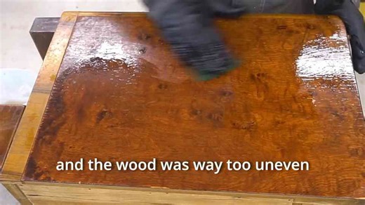 This is what happens when I restored a cute vintage art deco nightstand