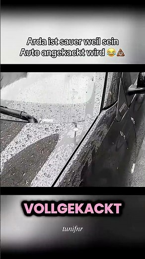 Arda ist sauer weil sein Auto angekackt wird 😂💩 #ardasaatci