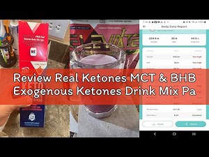 Review Real Ketones MCT & BHB Exogenous Ketones Drink Mix Packets Elevate Keto Electrolytes Powder P