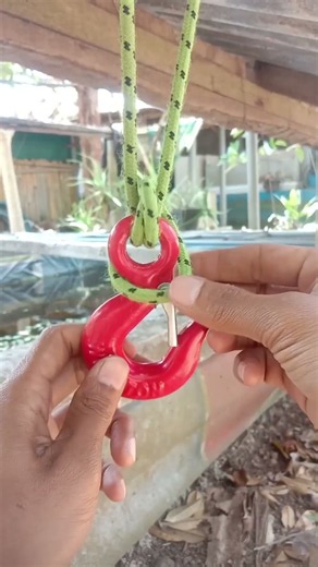Practical methods to firmly connect the iron hook with a rope ✅