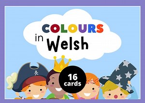 Welsh Colors Flashcards for Kids | Educational Digital Download | Learn Colors in Welsh | Bilingual Language Learning for Children - Etsy