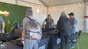 You get a free gift and you get a free gift! 🫵 Everyone gets a free gift! 🙌 Stop by the Lock In Lounge near Gate C to get yours! 🎁 | Las Vegas Motor Speedway