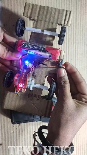 Diy Cardboard CAR 4x4 make remote control car || #viral #shorts #car #craft #cardboard#rc#new#ideas