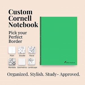Mint Meadow Minimalist Cornell Notes Notebook – College-ruled Spiral Notebook, 8.5 X 11, Study & Note-taking Planner, No-bleed Paper - Etsy Australia