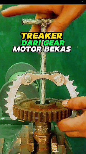 Cara Membuat Tracker dari Gear Motor Bekas Secara Kreatif