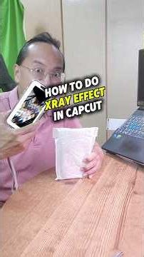 Tutorial: CapCut X-Ray Effect... Here is how to create the illusion using a phone and CapCut.