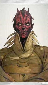 Darth Maul’s design and it’s many early iterations #darthmaul #starwars #thephantommenace #sith