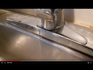 How to replace a leaking kitchen tap.