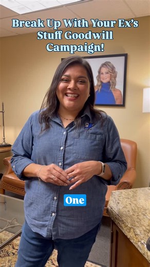 Breakup with your ex’s stuff and start fresh! This month, donate your ex’s stuff to Goodwill and get a free stick (while supplies last!) Out with the old, in with the good! ♻️💞 | San Antonio Living