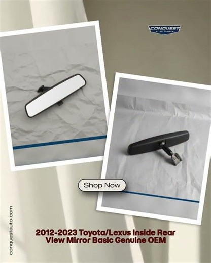 2012-2023 Toyota/Lexus Inside Rear View Mirror Basic Genuine OEM