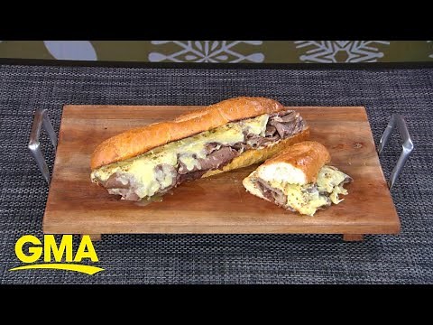 Chef Josh Capon shares his prime rib cheesesteak recipe
