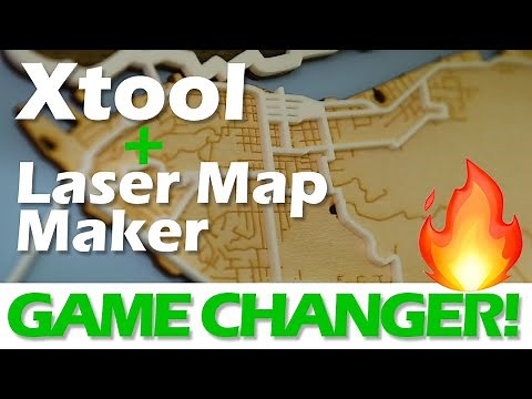 How to use Laser Map Maker inside of xTool!