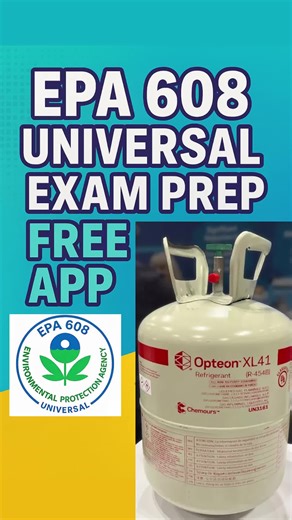 📲 Free EPA 608 Prep App — Study Anywhere! 🌎 Want to pass your EPA 608 certification? 💡📘 Use our 100% Free App with real practice questions and fast exam-style training. ⏱️📚 Study anywhere, anytime! 💨🔥 ➡️ Access here: 🔗 https://knowledge-path-quiz.lovable.app #EPA608 #HVACExam #HVACPrep #HVACTechLife #ExamSuccess #HVACCommunity #FreeStudyApp