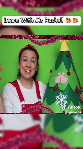 Decorate a Felt Christmas Tree with Ms. Rachel