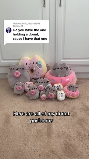 Pusheen Plush Collection: Cute Cat Donut Squishy Toys