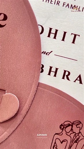 A different shade of special for your big day. 💌✨