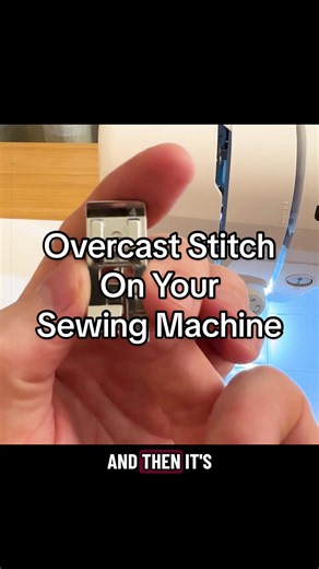 🧵 No Serger No Problem 🧵How To Sew An Overlock Stitch On A Sewing Machine See how to use the overcast foot and how to sew an overlock stitch on your sewing machine without having to buy a serger or overlocker! Perfect for beginner sewing when you just have your sewing machine and want to finish the raw edges of your woven or knit fabrics with a tidy finish! I am using a brother sewing machine this works on Singer sewing machines and many others, have a look in your sewing machine manual for th