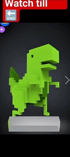 Hidden 3D Chrome Dino Mode Revealed! 😮🫨.#ChromeDino #3DGame #Shorts