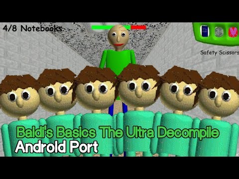 8 Player VS 1 Baldi - Baldi's Basics The Ultra Decompile Multiplayer (Baldi's Basics Mods)