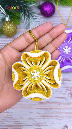 57K views · 529 reactions | Christmas CraftsIdeas for Christmas Tree DecorationsXmas Ornaments DIY Idea #Christmas #christmasornaments #crafts #ChristmasDecor #diy | Colors Paper | Facebook