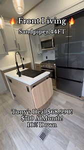 6K views · 102 reactions | Front living // Rv Living #frontliving #rvliving #sandpiper #fifthwheel | Tony T Rv Tumminello | Facebook
