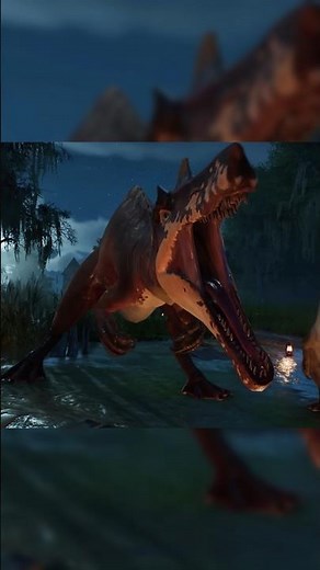 Irritator, Austroraptor, hypsilophodon in jurassic world evolution 3[DLC wetlands]#dinosaur #jwe3