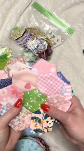 15K views · 219 reactions | Camille | camelscrafts influenced me to make a hexagon quilt and it’s my latest hyperfixation. Let me know if you want to know more sewing stuff  Join Our Group For Free Pattern  https://facebook.com/groups/3595830180740287/ #hexiequilts #hexiquilt #hexagonquilt #handsewing #handquilting #sewingtutorial #sewingtok | Love USA Quilters | Facebook