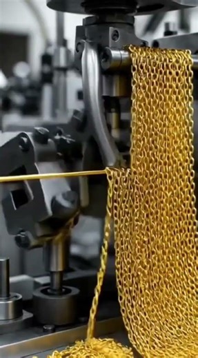 How gold jewelry is made on machines