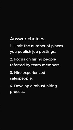 What’s the best way to avoid making bad sales hires?