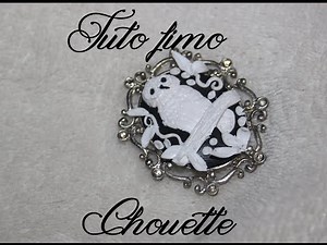 [♥ Tuto Fimo camé chouette ♥] ✿ Polymer clay cameo owl ✿
