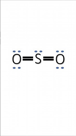 👉 SO₂ breaks the octet rule 😳 | Lewis structure #youtubeshorts