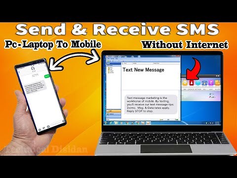 How to Send and Receive SMS From Pc/Computer/Laptop to Mobile (Without Internet)