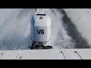Johnson Outboard Ocean Runner 225 test run after tuning all morning. Go Or Blow !!