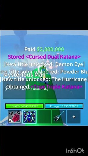 FINALLY.. I got True Triple Katana! i obtained 3 legendary sword | #roblox #bloxfruits #gaming