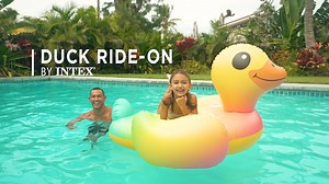 1.1K views | Quack up the fun with the Duck Ride-On Inflatable! 閭 Perfect for your little ones to float, splash, and ride in style this summer. Get ready for endless giggles—grab yours today at your nearest Toys"R"Us! #ToysRUs #ToysRUsPH #Intex | Toys"R"Us Philippines | Facebook