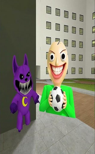 Baldi Stole The Ball From CatNap In Liminal Hotel Garry's Mod GMOD
