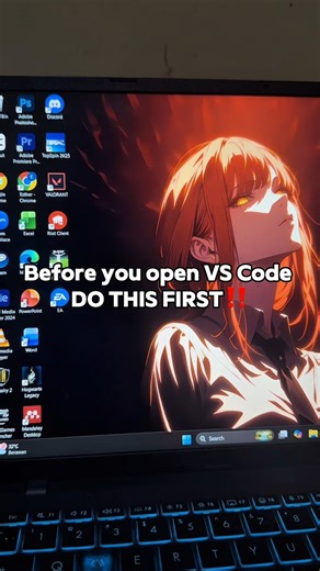 This is where you start before VS Code💻 #coding #programming #vscode #webdeveloper #computerscience