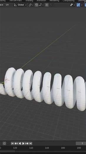 عاوز تعمل سوسته ؟ متقلقش هنعملها في ثانية بـ Screw Modifier 🔥