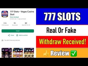 777 slots withdrawal kaise kare || 777 slots games withdrawal || 777 slot game real or fake hindi