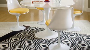 Modway Lippa Mid-Century Modern Upholstered Fabric Swivel Kitchen and Dining Room Chair in Gray