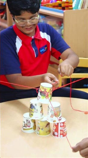 Cup Pyramid Team Building!