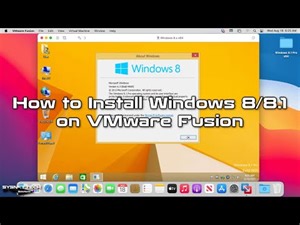 How to Install Windows 8/8.1 on VMware Fusion 12 in Mac/macOS | SYSNETTECH Solutions