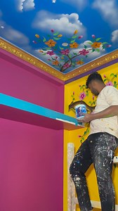 547K views · 4.5K reactions | Wall painting green colour fast cort bedroom #homedecoration | sakil pinter | Facebook