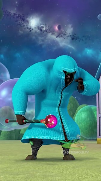 Crazy villain in bubble world