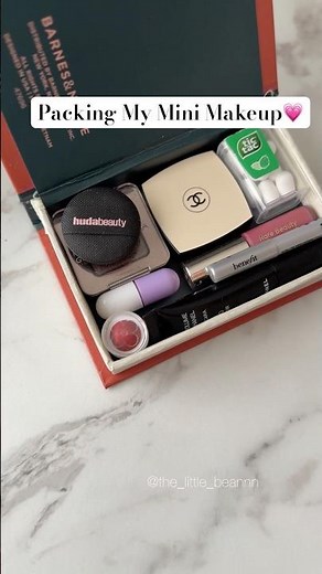 Did you think all the minis would actually fit?! 👀🤯#minimakeup #asmrpacking #minihaul #packwithme