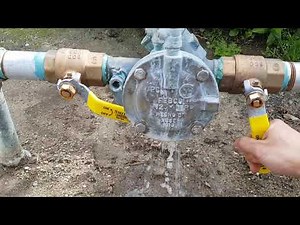 febco backflow preventer 825y need help